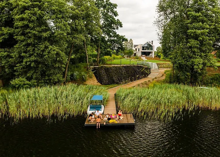 ławka I Sielawka - Dom Nad Jeziorem Z Prywatnym Pomostem * Tomaszkowo