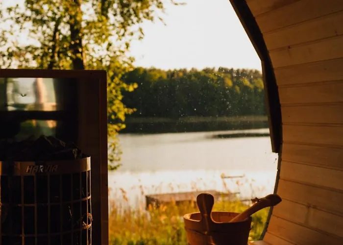 ławka I Sielawka - Dom Nad Jeziorem Z Prywatnym Pomostem Willa