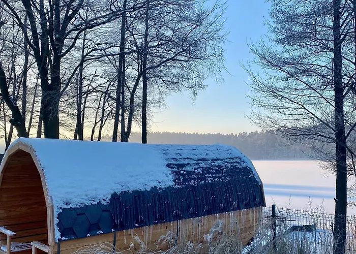 Willa ławka I Sielawka - Dom Nad Jeziorem Z Prywatnym Pomostem Tomaszkowo